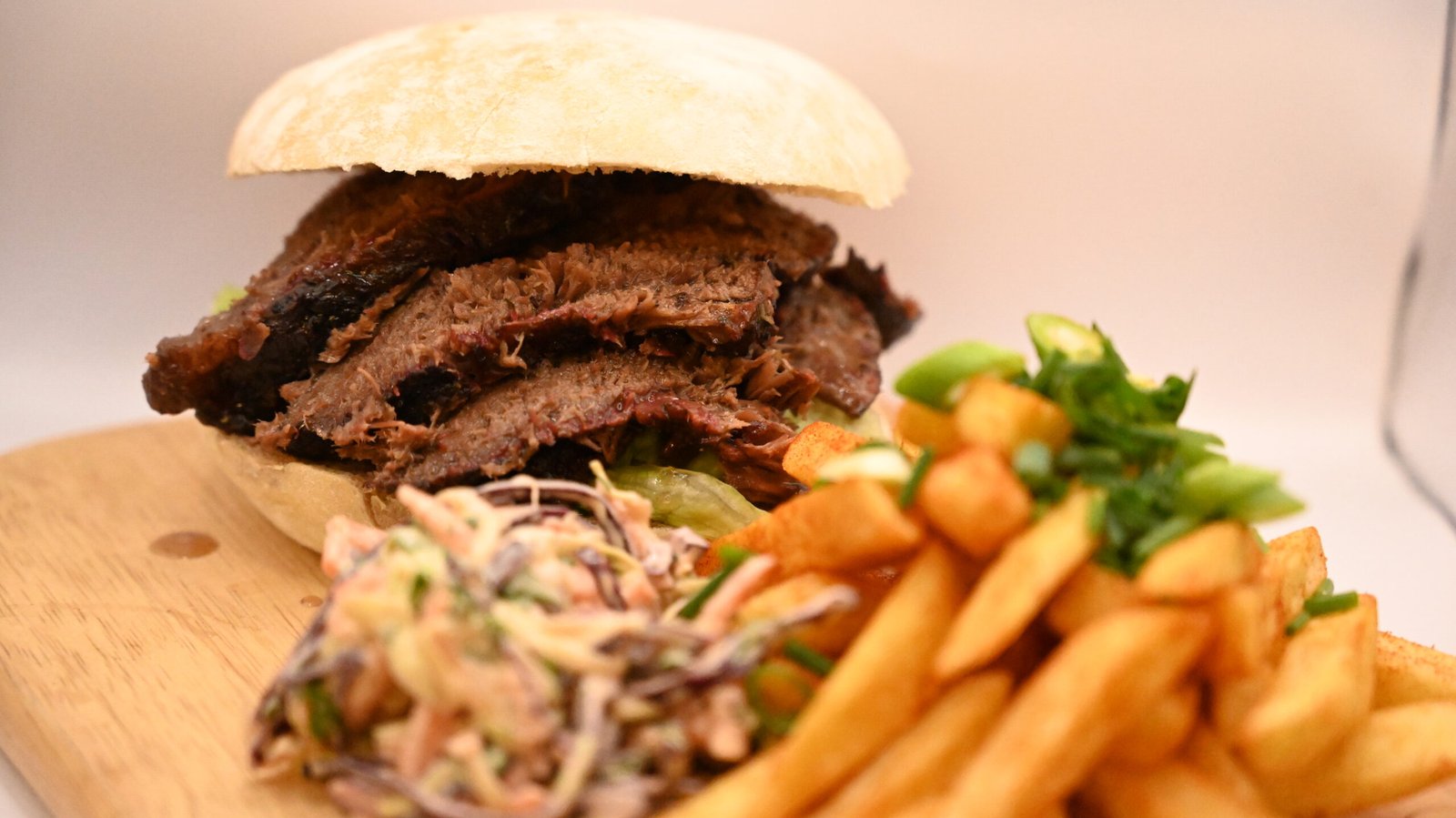 Burger with chips Burger with chips