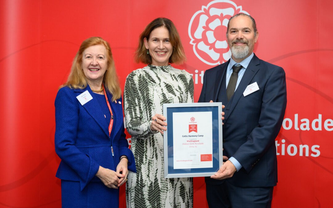 Celtic Harmony Camp wins VisitEngland ‘Hidden Gem’ Award
