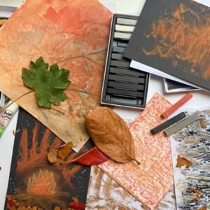 Samhain Shadows: Charcoal & Print